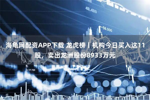 海龟网配资APP下载 龙虎榜丨机构今日买入这11股，卖出龙洲股份8933万元